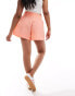 ASOS DESIGN boxer short in peach