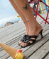 Фото #6 товара Tillie "C" Emblem Kitten Heel Dress Sandals