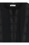 LCW Grace Bağlamalı Yaka Nakışlı Uzun Kollu Kadın Bluz