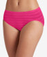 Seamfree Matte and Shine Hi-Cut Underwear 1306, Extended Sizes