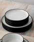 Colortex Stone Stax Dinner Plates, Set of 4