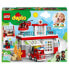 Фото #8 товара Конструктор LEGO DUPLO 10970 "Пожарная станция и вертолет" с грузовиком Push & Go, для детей от 2 лет.