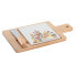 Фото #2 товара Комплект для аперитива DKD Home Decor 21,5 x 11,8 x 1,5 cm Натуральный Красный Разноцветный Керамика дом Cottage