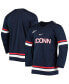 Фото #2 товара Men's Navy UConn Huskies Replica Hockey Jersey