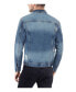 ფოტო #2 პროდუქტის Men's Slim Washed Denim Jacket