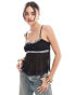 Фото #1 товара ASOS DESIGN floaty cami top in black