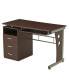 Computer Desk With Ample Storage, Chocolate Коричневый, 1 Count - фото #6