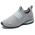Фото #2 товара Puma Axelion Slip On Wide Training Womens Grey Sneakers Athletic Shoes 37834105