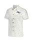Фото #2 товара Men's NFL x Darius Rucker Collection by White Seattle Seahawks Woven Button-Up T-shirt