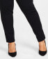 ფოტო #5 პროდუქტის Plus Size Skinny Pull-On Ponte Pants, Created for Macy's