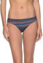 Roxy Women's 242936 Strappy Love Racerback Bikini Bottom Blue Swimsuit Size XS