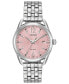 ფოტო #1 პროდუქტის Drive From Citizen Eco-Drive Women's Stainless Steel Bracelet Watch 36mm