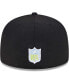 ფოტო #2 პროდუქტის Men's Black San Francisco 49ers Multi 59FIFTY Fitted Hat