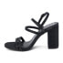 Фото #3 товара BEACH by Matisse Crowne Block Heels Ankle Strap Womens Black Dress Sandals CROW