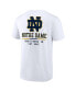 Фото #4 товара Men's White Notre Dame Fighting Irish Game Day 2-Hit T-shirt