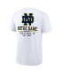 Men's White Notre Dame Fighting Irish Game Day 2-Hit T-shirt