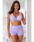 ფოტო #2 პროდუქტის Plus Size Embroidered Front-Close Underwire Bra