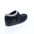 Фото #15 товара Комфортные ботинки Clarks Wallabee Shashiko Denim Blue Synthetic для мужчин