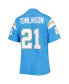 Women's LaDainian Tomlinson Powder Blue Los Angeles Chargers Legacy Replica Player Jersey Голубой, Small - фото #4