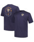 Фото #2 товара Men's Navy Chicago Bears Big and Tall Two-Hit Throwback T-shirt