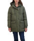 ფოტო #1 პროდუქტის Juniors' Juniors' Hooded 3/4 Puffer Coat