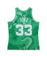Men's Larry Bird Kelly Green Boston Celtics 1985/86 Hardwood Classics Asian Heritage 6.0 Swingman Throwback Player Jersey