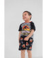 ფოტო #7 პროდუქტის Toddler Boys T-Shirt and French Terry Shorts Outfit Set to