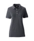 ფოტო #2 პროდუქტის Women's Banded Short Sleeve Fem Fit Mesh Polo