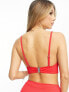 Фото #2 товара Lindex Kelly textured crop bikini top in light red