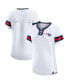ფოტო #3 პროდუქტის Women's White New England Patriots Sunday Best Lace-Up T-shirt