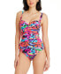 Women's Bold Rush Shirred One-Piece Swimsuit