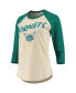 ფოტო #3 პროდუქტის Women's LaMelo Ball Cream Charlotte Hornets NBA 3/4 Sleeve Raglan T-shirt