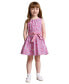 Toddler and Little Girls Floral Cotton Poplin Dress