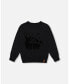 ფოტო #1 პროდუქტის Toddler Boys Sweater With Deer Flocking Dark Gray - Toddler|Child