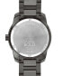 ფოტო #3 პროდუქტის Men's Swiss Bold Verso Gunmetal Ion-Plated Steel Bracelet Watch 42mm