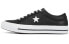 Кеды Converse One Star 163385C кожаные низкие черно-белые 36 - фото #1