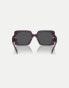 Фото #4 товара Versace ve4405 rectangle sunglasses in violet with grey lens in transparent purple