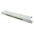 LogiLink NP0075 - 10 Gigabit Ethernet - RJ-45 - Cat6a - Grey - Metal - 1U