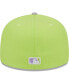 Фото #5 товара Men's Neon Green, Lavender Los Angeles Dodgers Spring Color Two-Tone 59FIFTY Fitted Hat