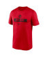 ფოტო #3 პროდუქტის Men's Scarlet Ohio State Buckeyes 2024 Sideline Legend Performance T-Shirt