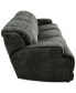 Фото #9 товара Sebaston 3-Pc. Fabric Sofa with 3 Power Motion Recliners, Created for Macy's