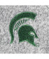 Women's Green, Gray Michigan State Spartans Colorblock Cozy Tri-Blend Lounge Pants