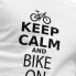 KRUSKIS Keep Calm And Bike On short sleeve T-shirt