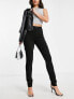 Фото #4 товара ASOS DESIGN Tall skinny biker cargo trouser with zips in black
