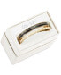 ფოტო #5 პროდუქტის Gold-Tone 2-Pc. Set Stone & Enamel Bangle Bracelet, Created for Macy's