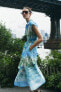 Фото #1 товара Платье-рубашка с принтом — zw collection ZARA