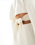 Фото #6 товара Pretty Lavish cut-out blazer mini dress in cream
