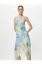 Mavi Desenli Kadın Elbise 3SAL80139IK