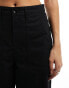 Tommy Jeans claire high rise wide cargo pant in black