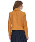 Women's Faux-Suede Moto Long-Sleeve Jacket